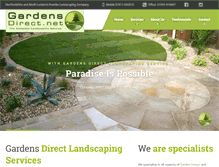 Tablet Screenshot of gardensdirect.net